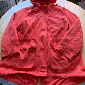 Vintage Canvas Old Navy Men's Bright Orange Military Jacket